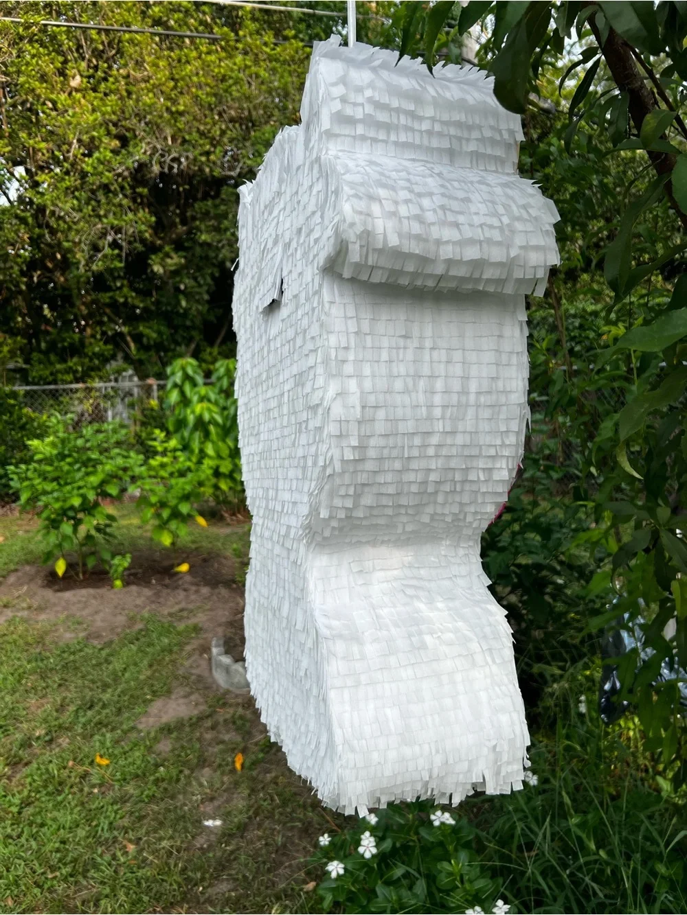 Cute Cow Party Piñata - White & Pink